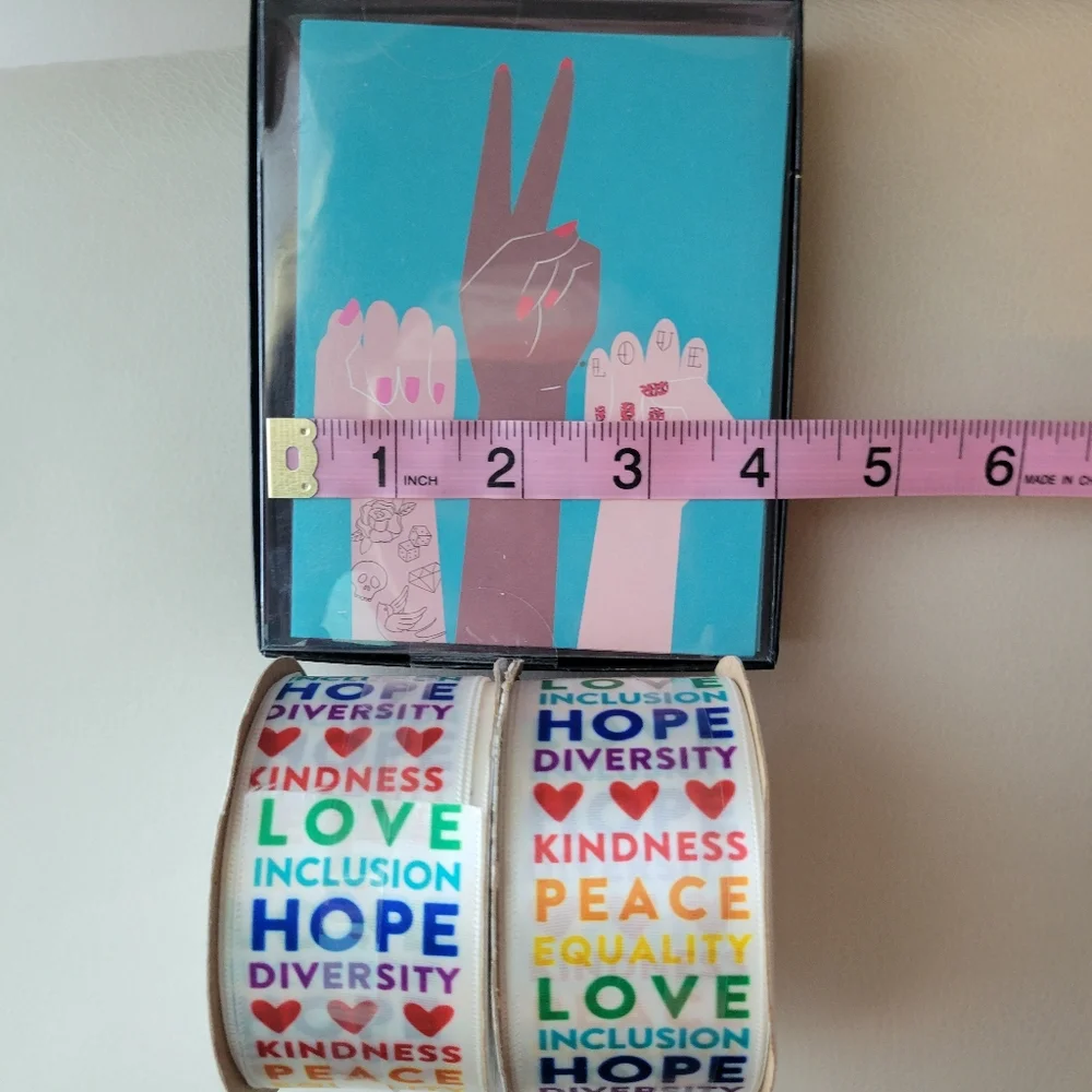 Diversity Bundle ~ Notecards & Ribbon ~ NWT ~ LGBTQ ~ Pride Month! FINAL PRICE!